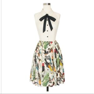 Veronica Shirtwaist Dress in Birds of a Feather sz12